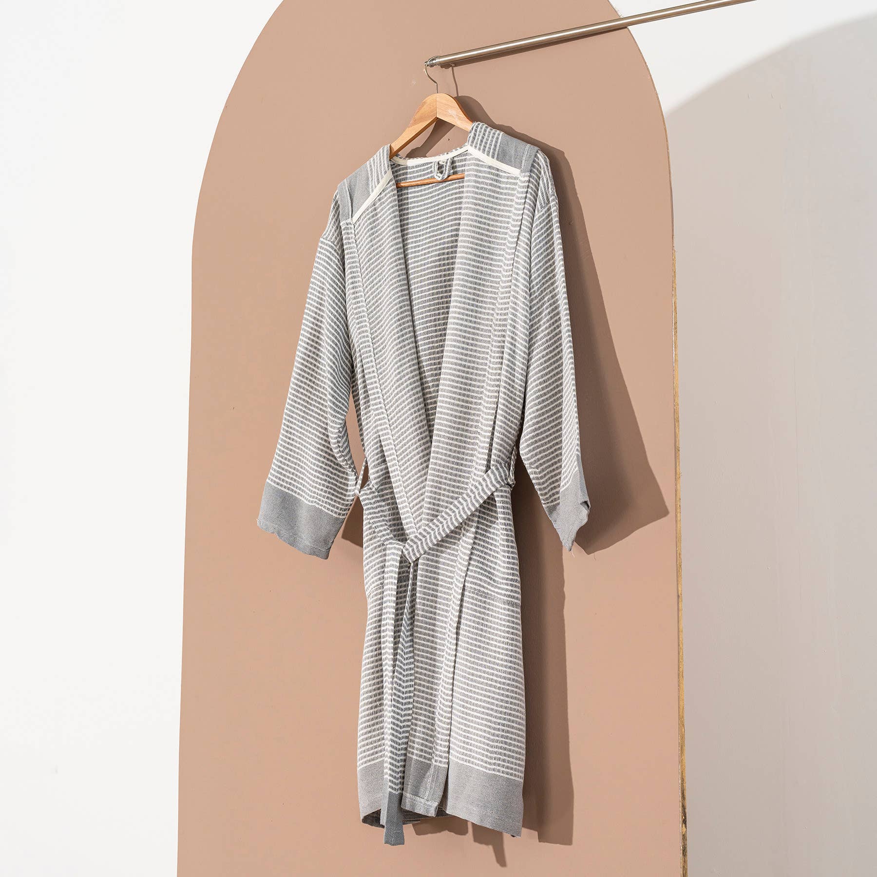 Kikoya - Wholesale Robe - Unisex - Bathrobe Turkish Cotton Quick-dry Light Robe Spa Lounge Wear2