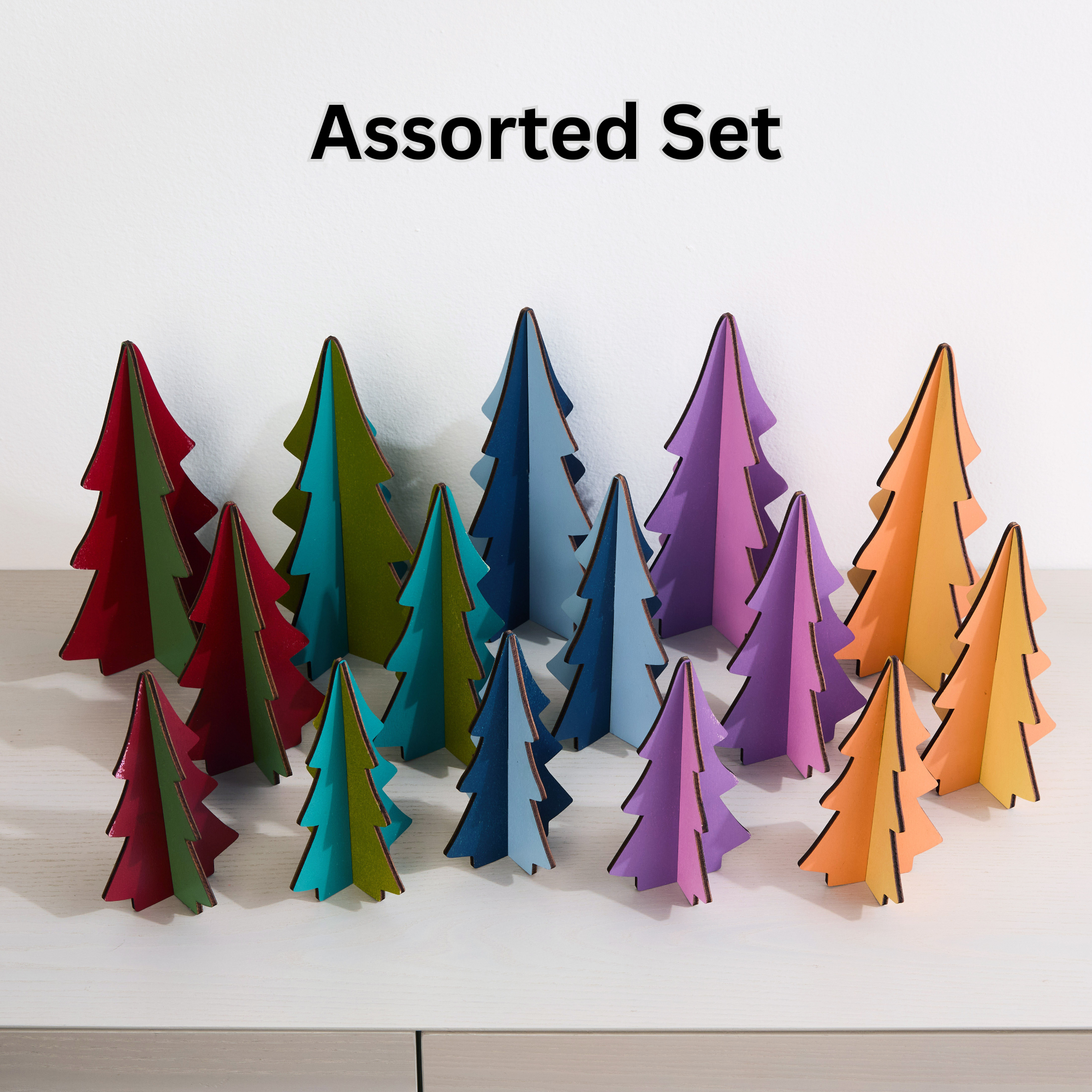 Your Heart's Content – Decoração de Natal por atacado – Conjuntos de Madeira com Árvores Interligadas, Encanto Inspirado na Natureza, Único20