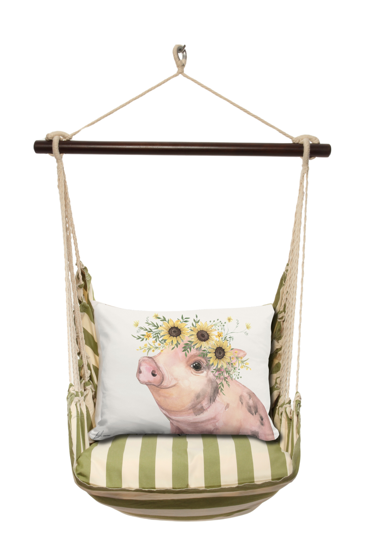 Magnolia Casual - Wholesale Swing Set - Hammock Swing 4-Piece Set indoor / outdoor - Summer Palms7