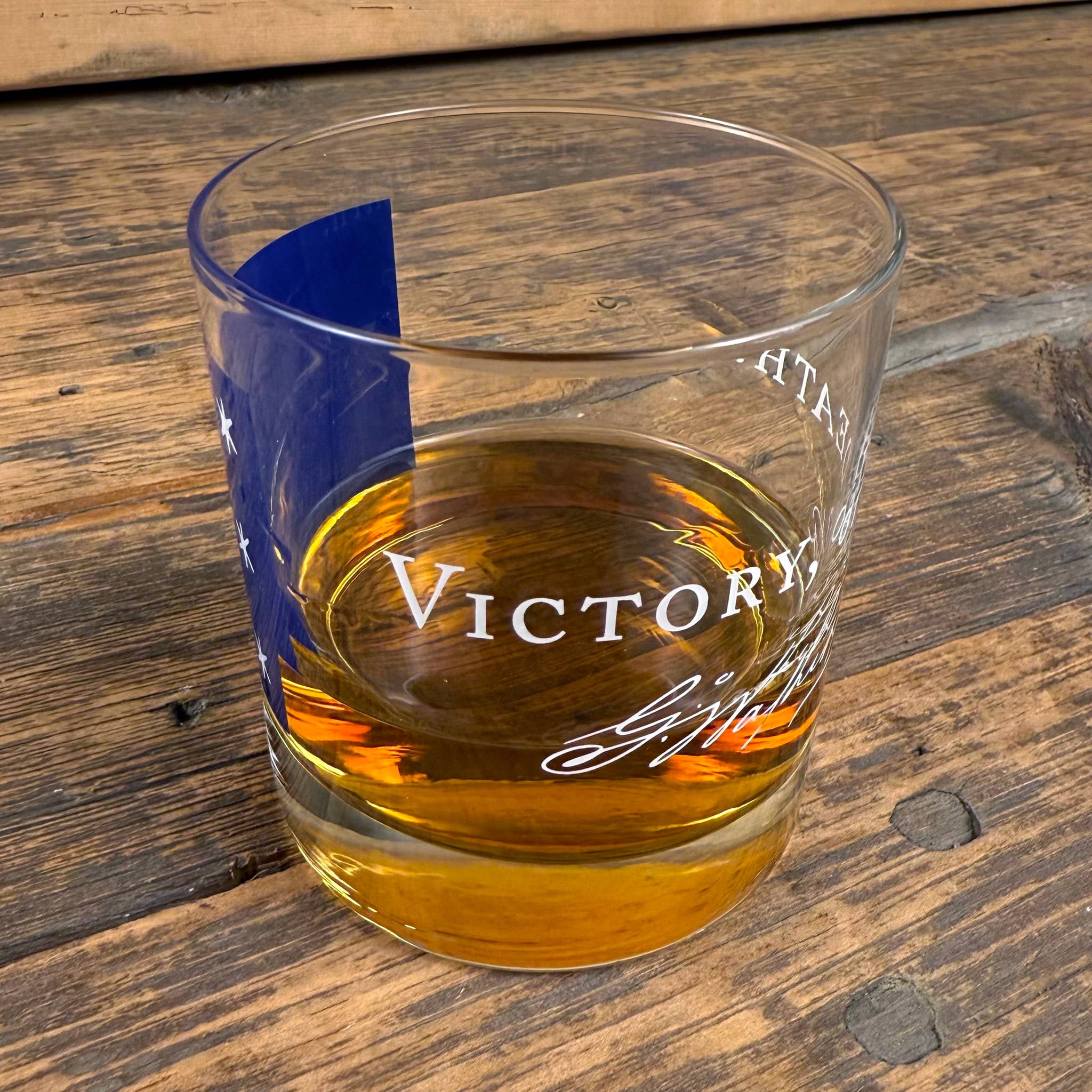 Liberty & Co. - Wholesale Cocktail/Liquor Glass - Victory or Death Whiskey Glass featuring George Washington's4
