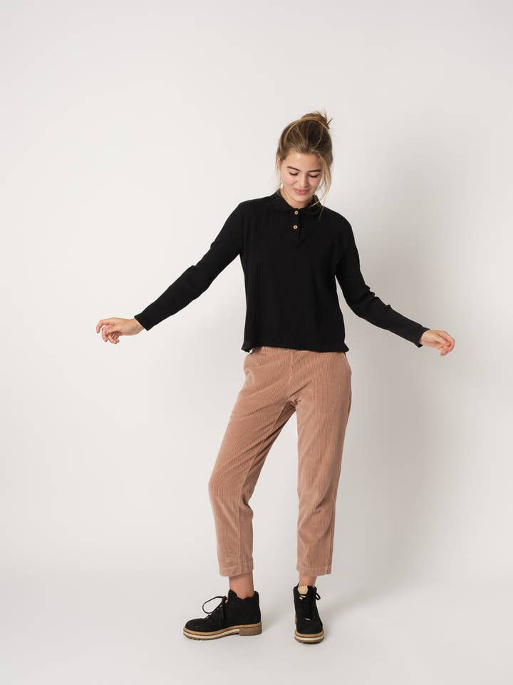 Polo Carmen Nera per la vendita all'ingrosso da parte di MARIE