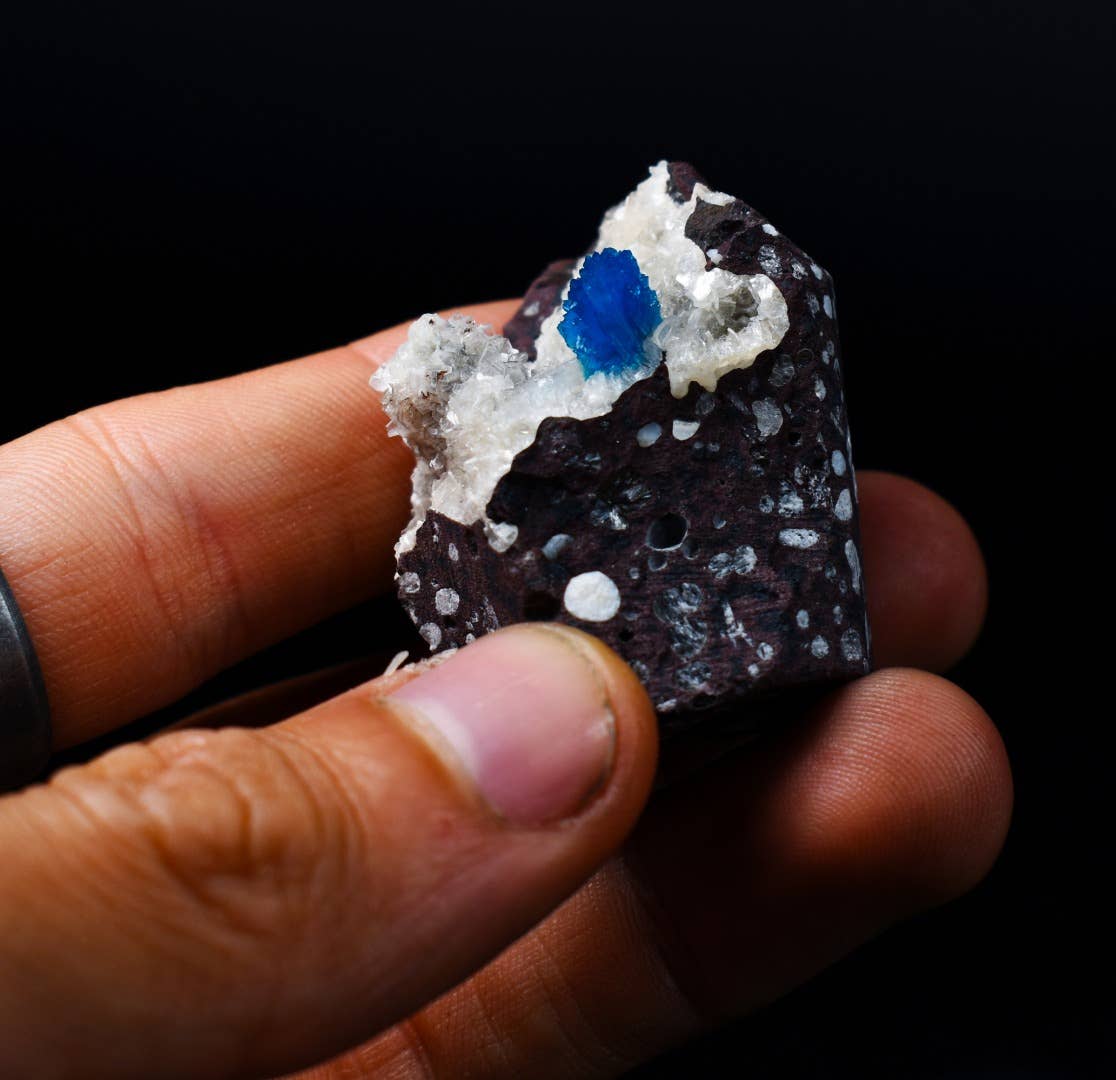 Calder Crystals - Wholesale Spiritual Stone/Crystal - Rare Cavansite Cluster with Stilbite - 40 Grams7