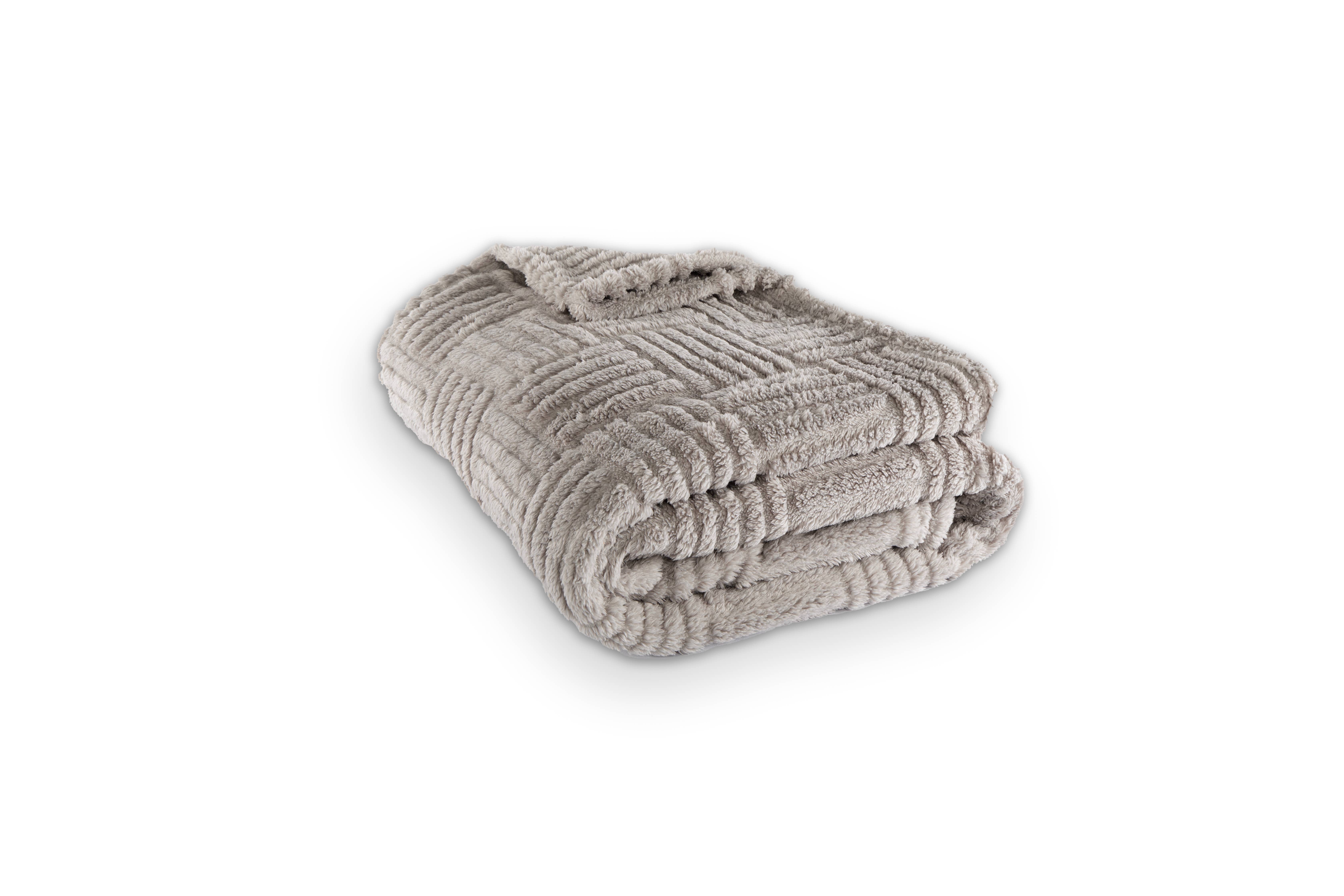 Tiseco - Wholesale Decoratiedeken - Plaid RENA met mandvlechtpatroon 150x200 cm17