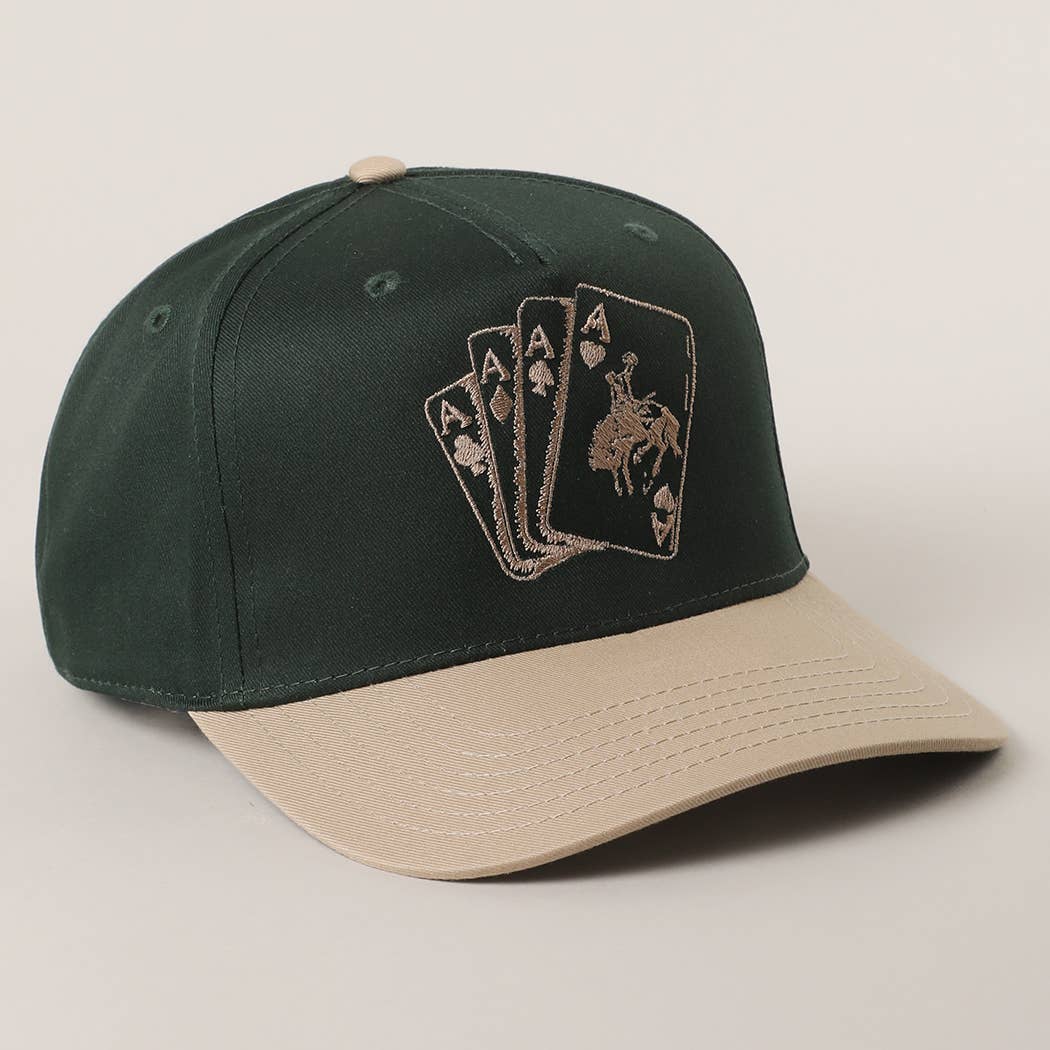 Fashion City - Wholesale Trucker Hat - Unisex - Western Cowboy Card Embroidered Trucker Hat9