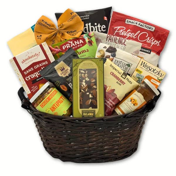 Good Yom Tov Kosher Gift Basket for wholesale by Pellatt Cornucopia Gift Baskets