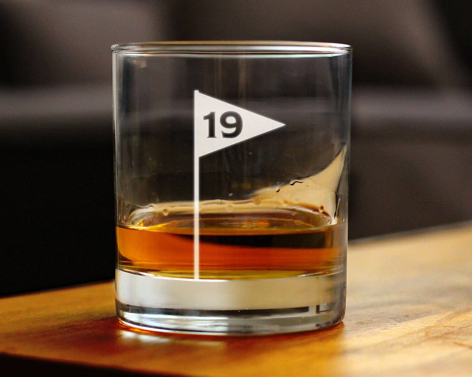 bevvee - Wholesale Cocktail/Liquor Glass - 19th Hole Golf Ball Whiskey Rocks Glass - Golfers Gifts1