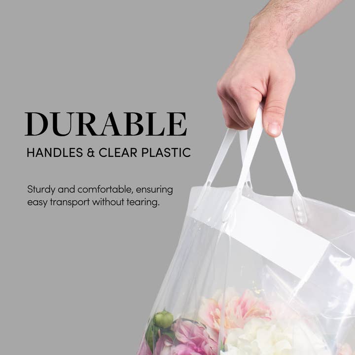 Jacobson - Wholesale Fresh Cut Flowers - 100PK - 7.5"L Interlocking Vase Boxes & Carry Out Bags1