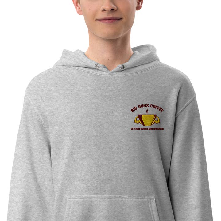 Big Guns Pullover Hoodie for wholesale by Big Guns Coffee