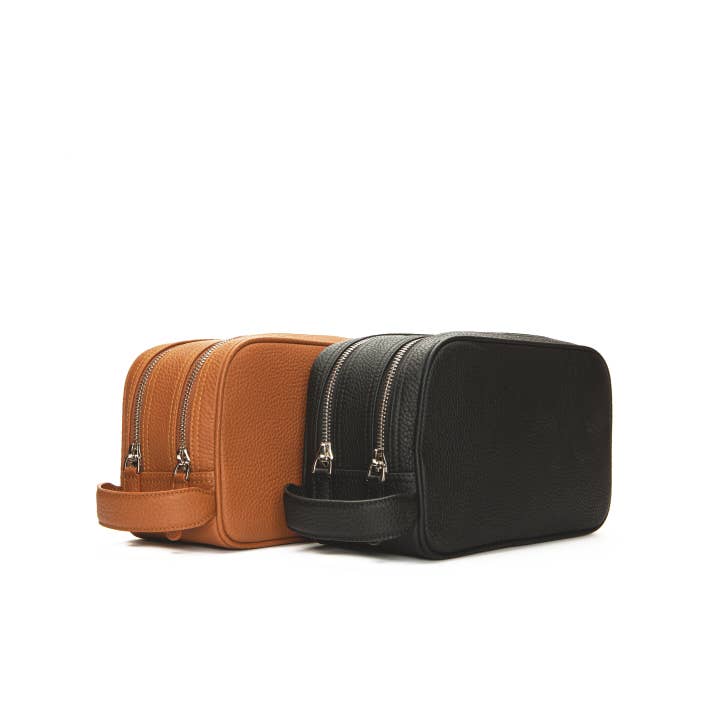 Raku - Vendita all'ingrosso Beauty case - Uomo - Borsa da bagno in pelle per uomo, borsa da toilette personalizzata per lui