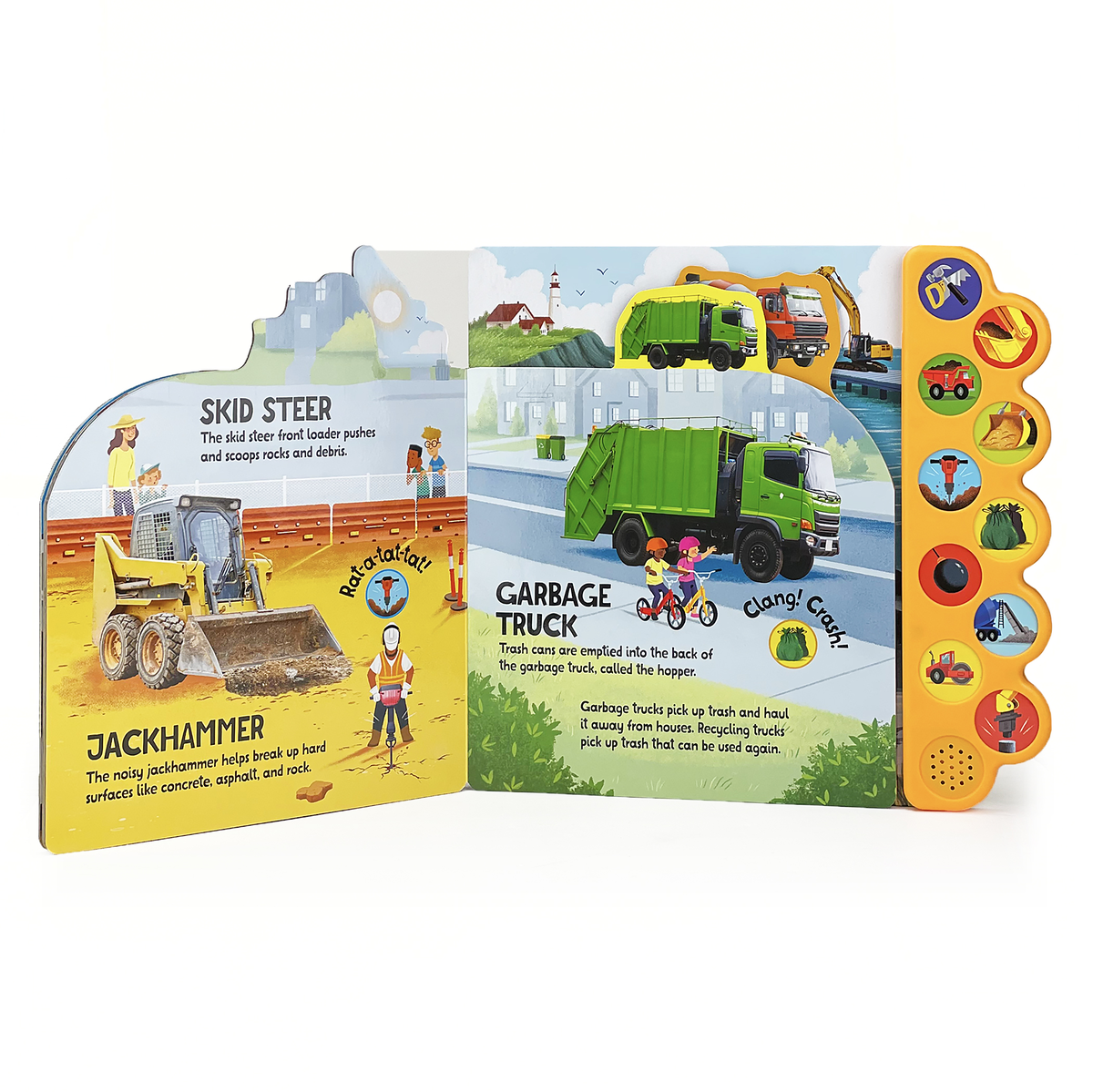 Cottage Door Press - Wholesale Preschool Book (3-5) - Dig It! Dump It! Build It! Construction 10-ButtonSound Book1