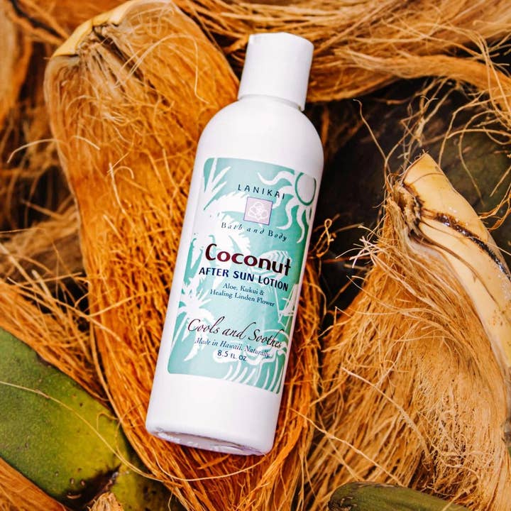 Coconut After Sun Lotion w/ Linden Flower for wholesale by Lanikai Bath and Body