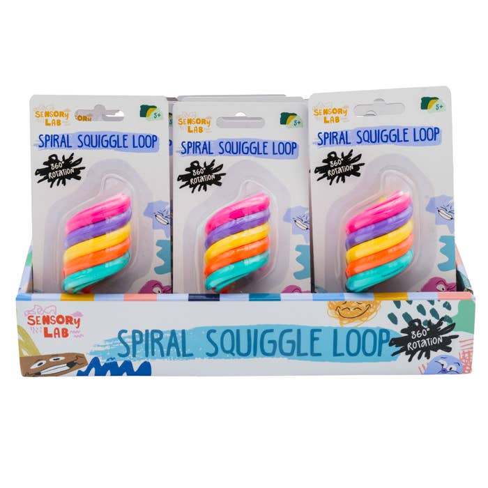 Toysmith - Wholesale Toy Set - Kids - Sensory Lab Spiral Squiggle Loop