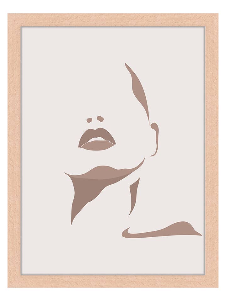 Female Art image. Wall art print with frame. for wholesale by Any Image