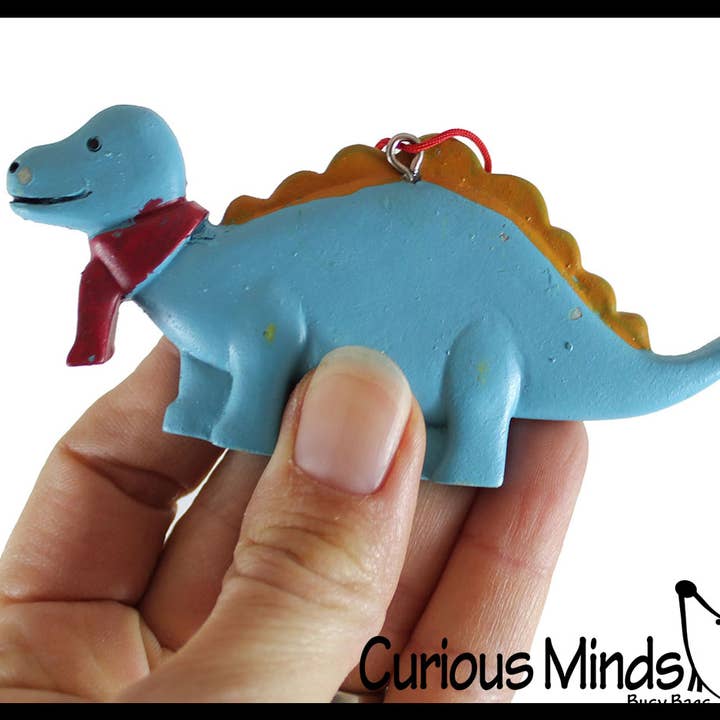Curious Minds Toys - Vendita all'ingrosso Decorazione - 1 simpatico ornamento natalizio a forma di dinosauro per albero - Dino3