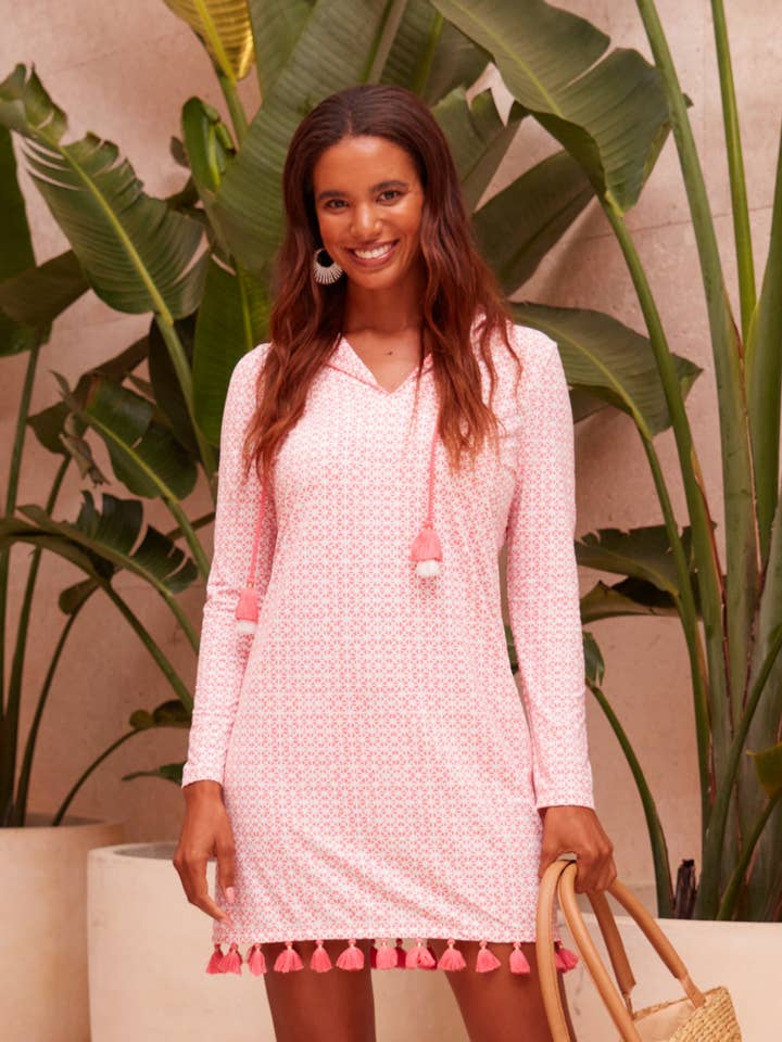 Algarve Coverluxe Hooded Cover Up (502-AL-1046) for wholesale by Cabana Life