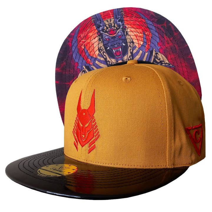 Anubis Snapback - Yellow/Metallic Black for wholesale by Capiche