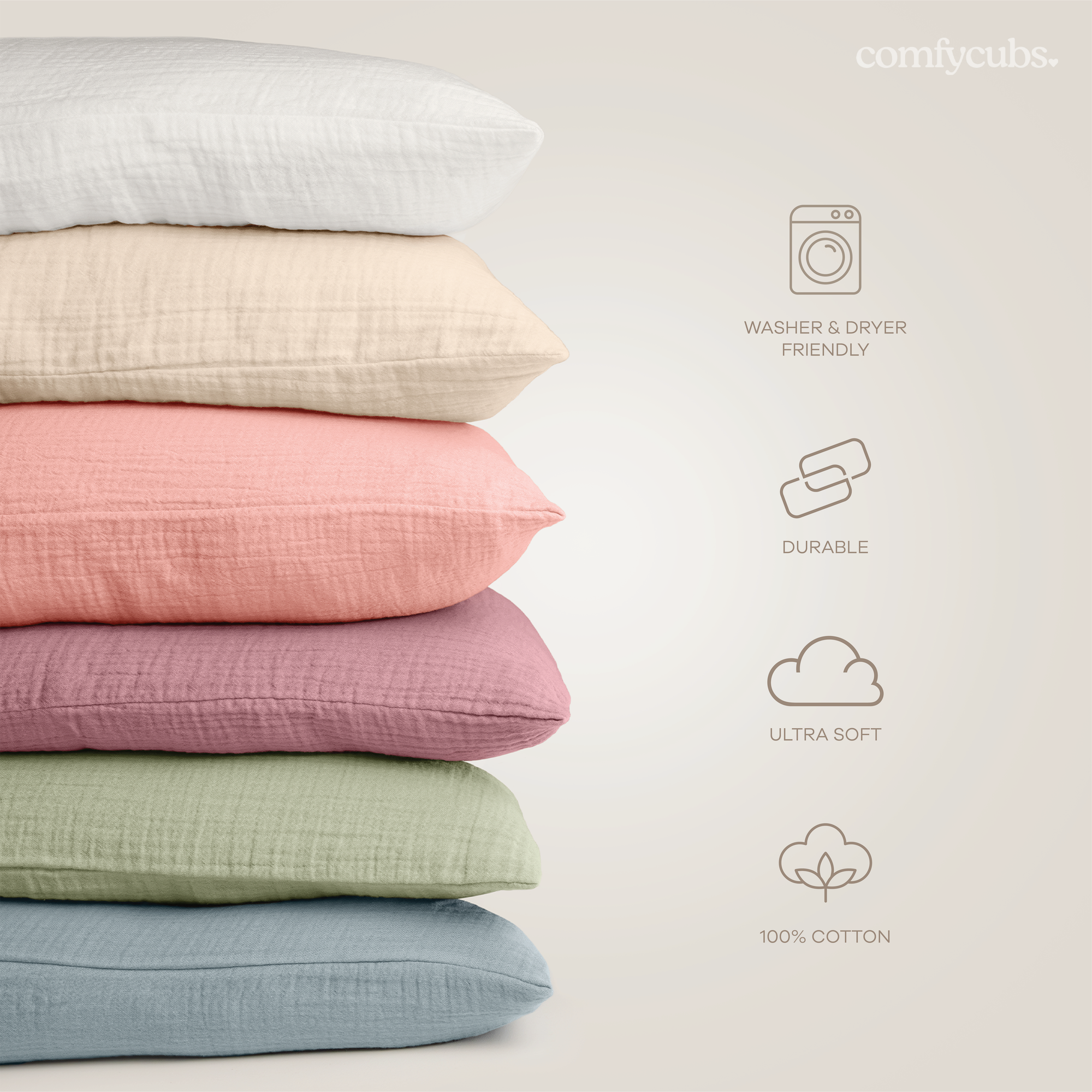 Comfy Cubs - Wholesale Pillow/Cushion - Kids & Baby - Toddler Pillow, Breathable Kids Travel Pillow by Comfy Cubs5