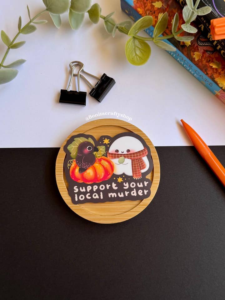 Spooky Halloween Gothic Cottagecore Decal for wholesale by Bonita Crafty Shop