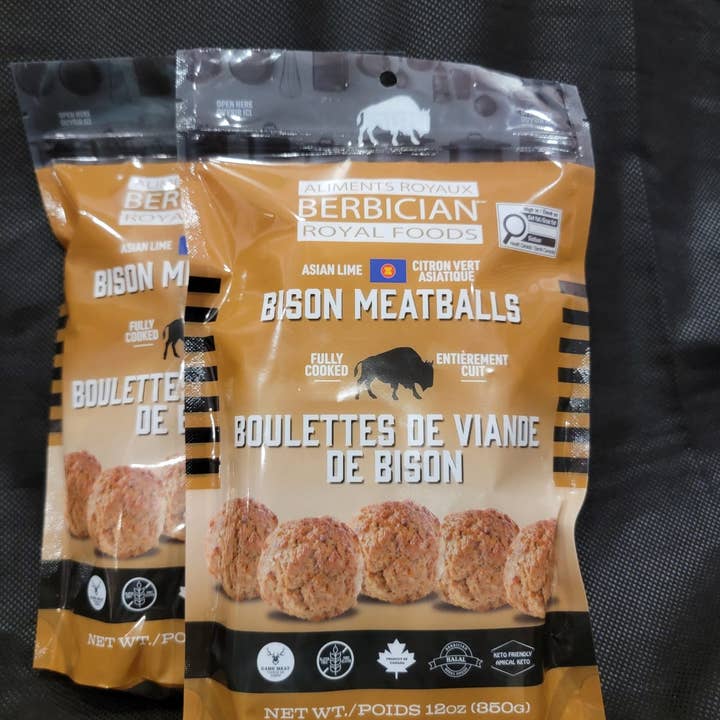 Berbician Canada - Vente Saucisses - Boulettes de viande de bison