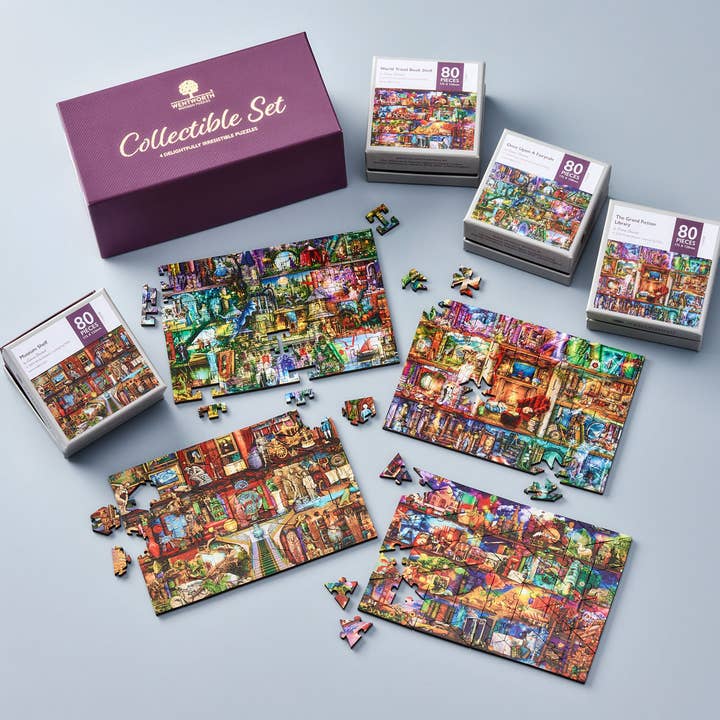 World of Books - Collectible Gift Set for wholesale by Wentworth Puzzles