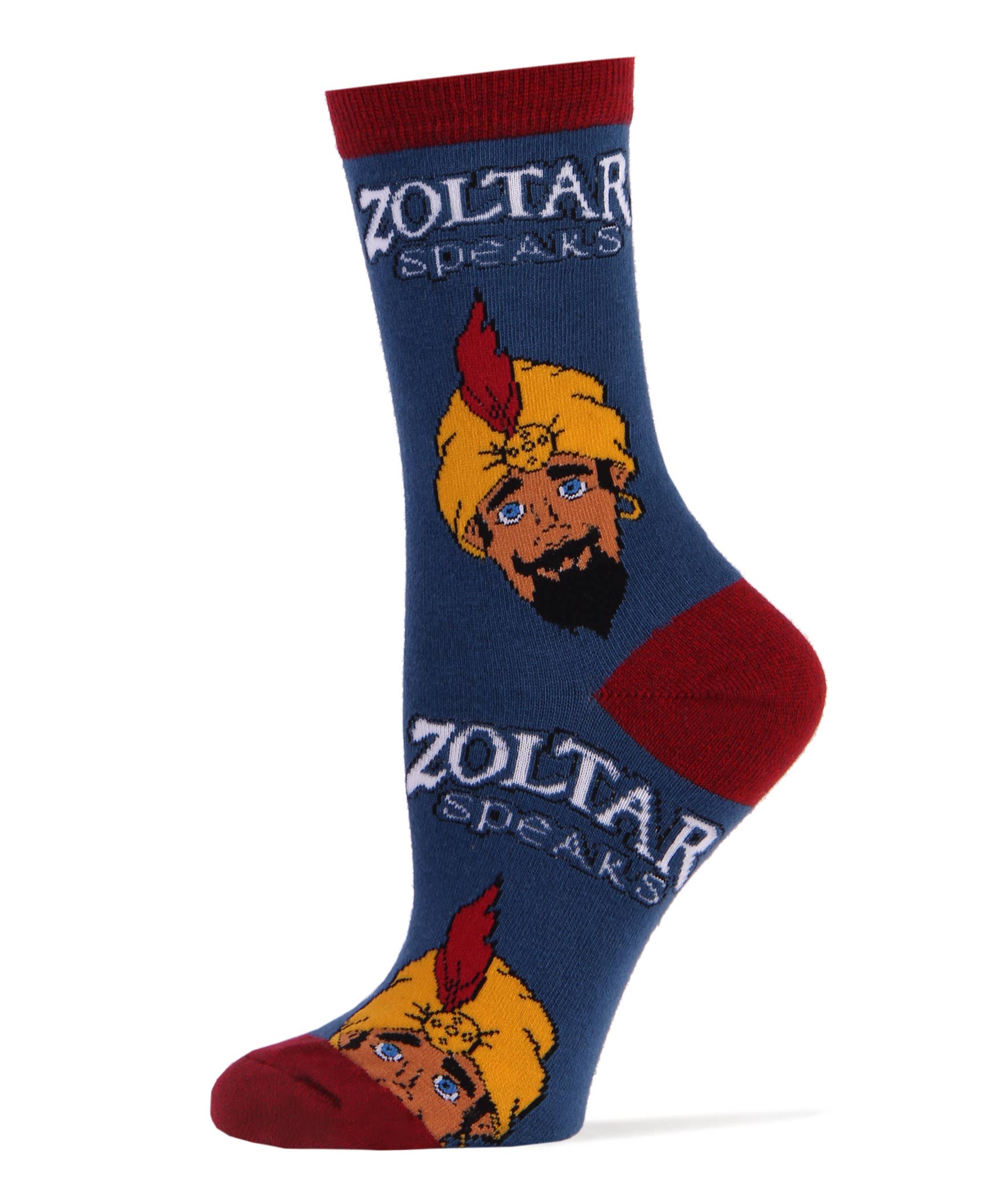 Oooh Yeah/Sock It Up/Oooh Geez Slippers - Wholesale Socks - Women's - Zoltar Speaks Again | Women's Cotton Crew Funny Socks1