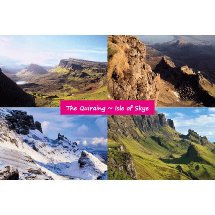 Pequeña postal El Quiraing para venta al por mayor de Island Blue Publishing