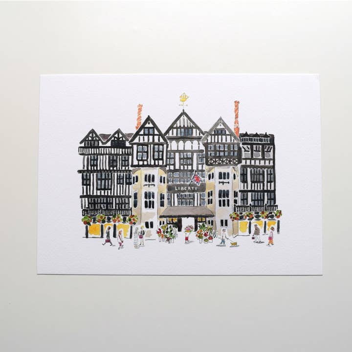 Liberty of London Print for wholesale by Home-Drawn illustrations by Aurélie
