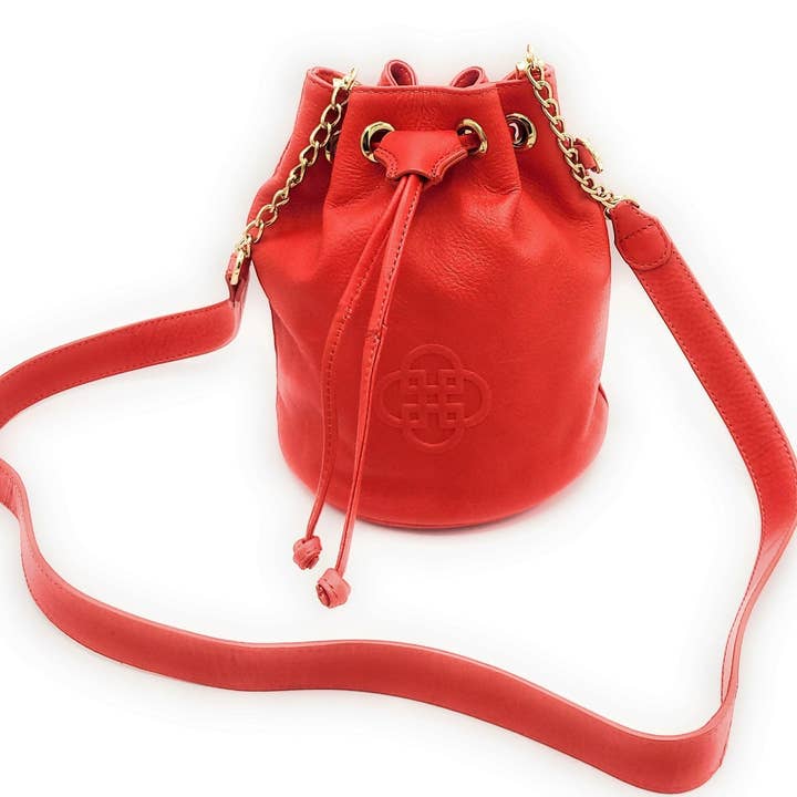 SADDLER – wholesale Crossbody bag – Women's – SADDLER PIXIE Real Leather Designer Drawstring crossbody bag