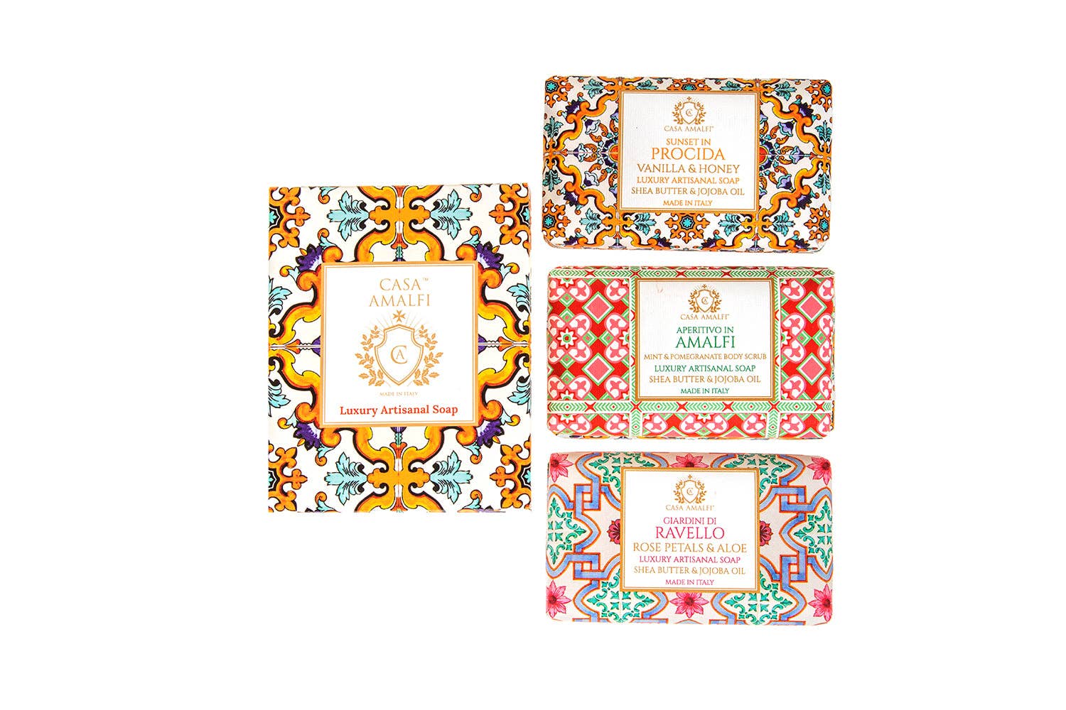 Casa Amalfi - Wholesale Gift Box - Sunset in Procida maiolica gift box 3 pack1