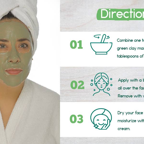 VIAI Beauty - Wholesale Skincare face mask - Green Clay Mask3