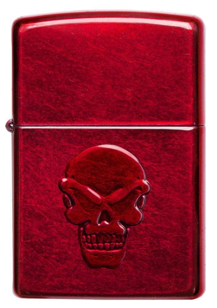 Benhalex - Wholesale Lighter - Zippo Doom Red Skull 3D Stamp Windproof Lighter1