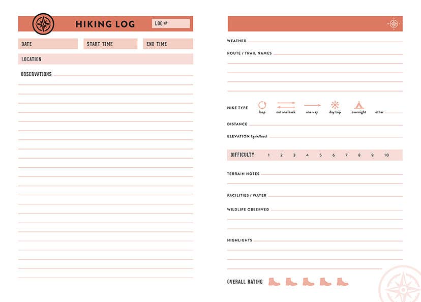 Insight Editions - #1 Pop Culture Publisher - Vente Journal intime - Le journal du randonneur3