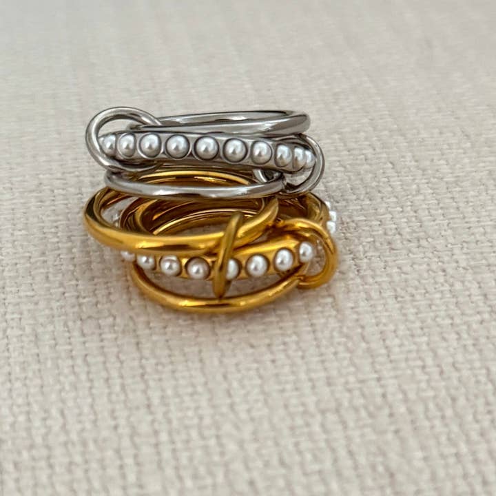 CHANSUTTPEARLS - Wholesale Multi-Stone Ring - SELENA RING