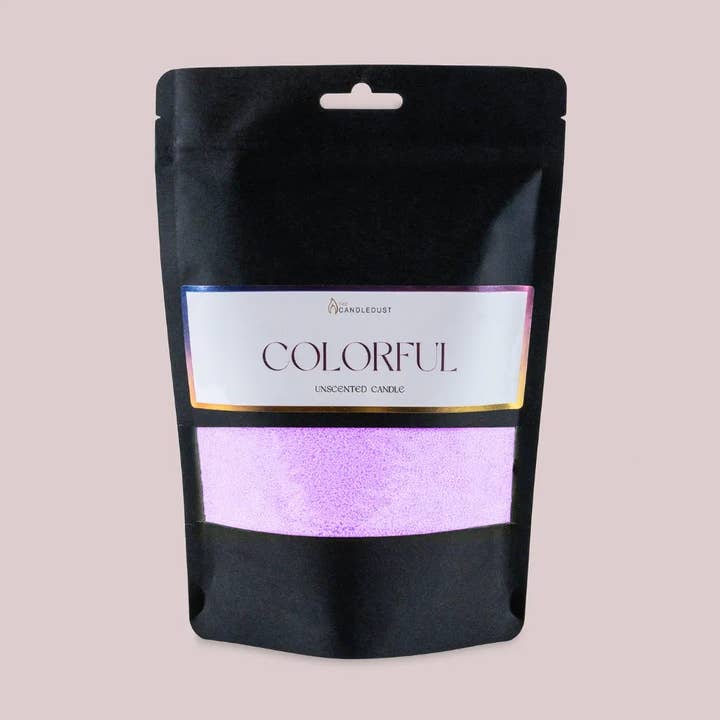 Light Lilac Unscented Candle Sand 330g refill + 5 wicks for wholesale by The Candledust