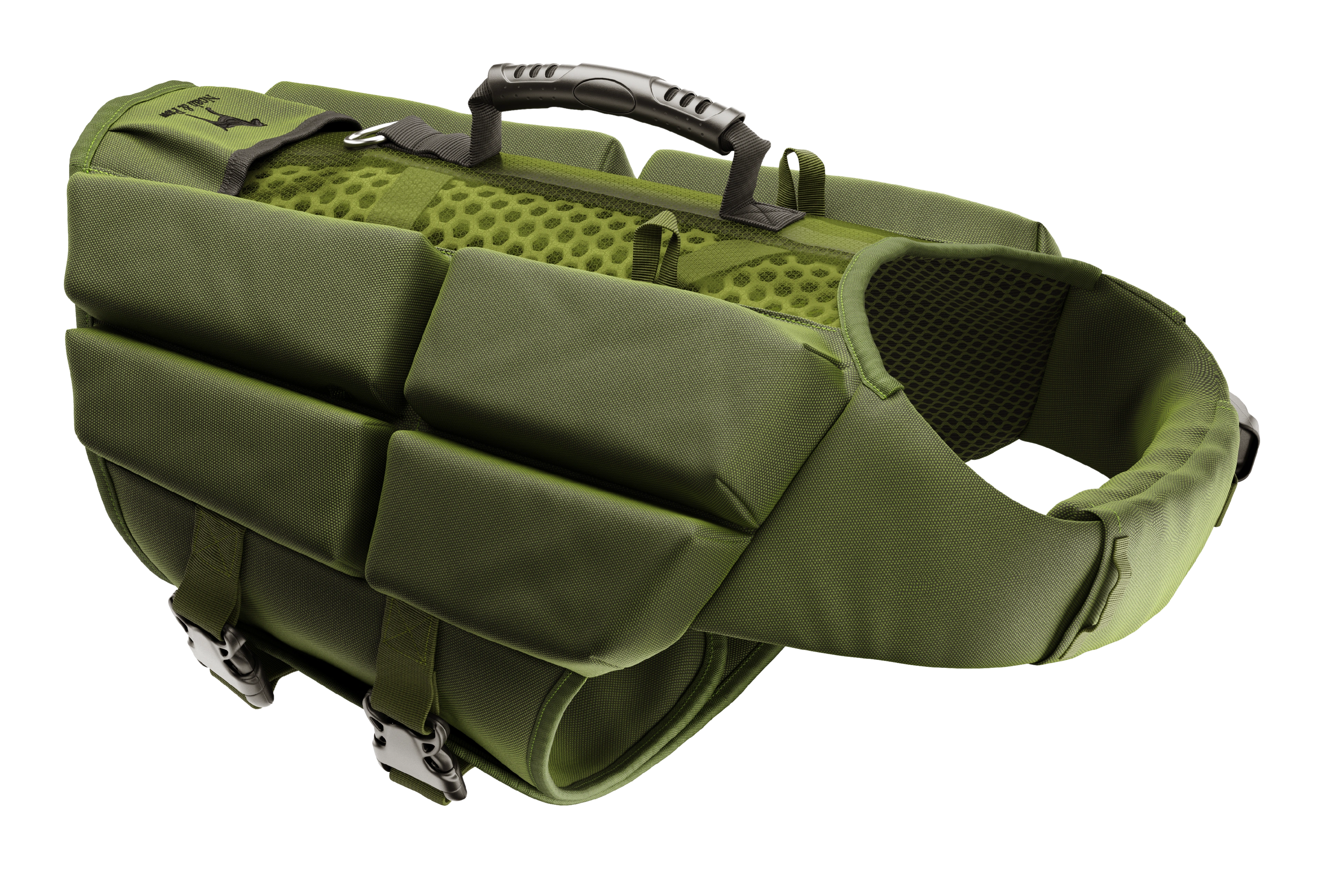 NOAH AND PAW LLC - Wholesale Pet Jacket - Dog - Human Standards Dog Lifejacket Design with 4x Foam Support for Max Floating - Green17