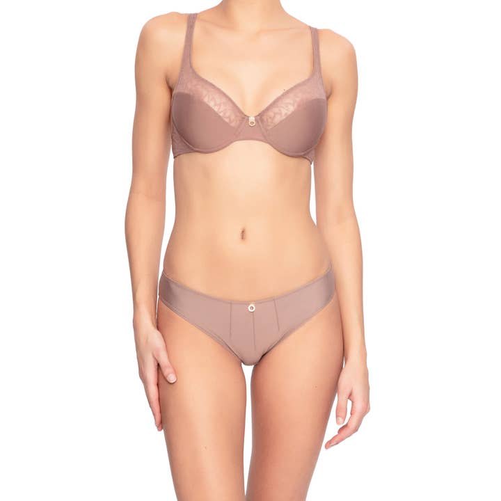 Taupe Underwired Bra Fred for wholesale on Faire4