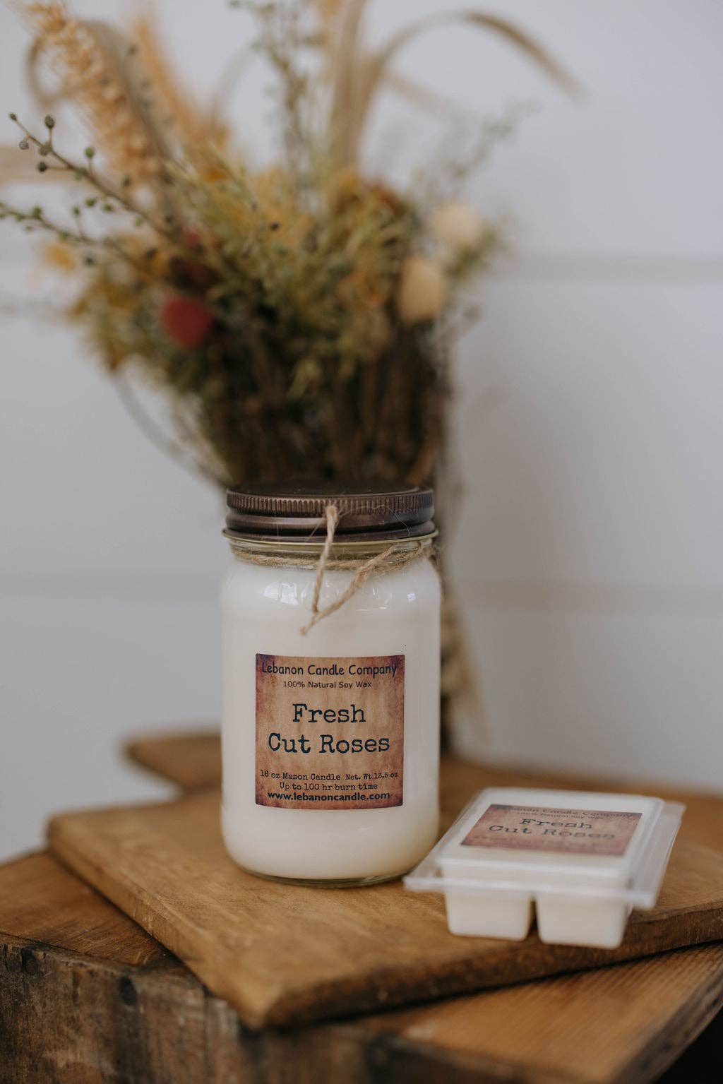 Lebanon Candle Company - Wholesale Wax Melt - Fresh Cut Roses Wax Melt , Scented Soy, Non-Toxic, Highly Scented, Handmade in The USA, 6 Cube Melt, Natural Soy Wax, Long Lasting Scent6