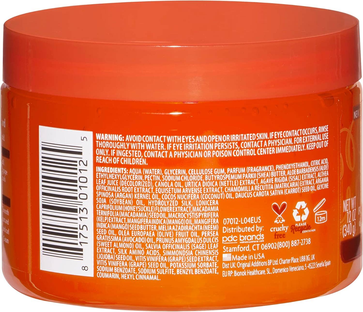 mOrganics Beauty – wholesale Hair styling gel/mousse – Cantu Shea Butter Define & Shine Custard 340g2