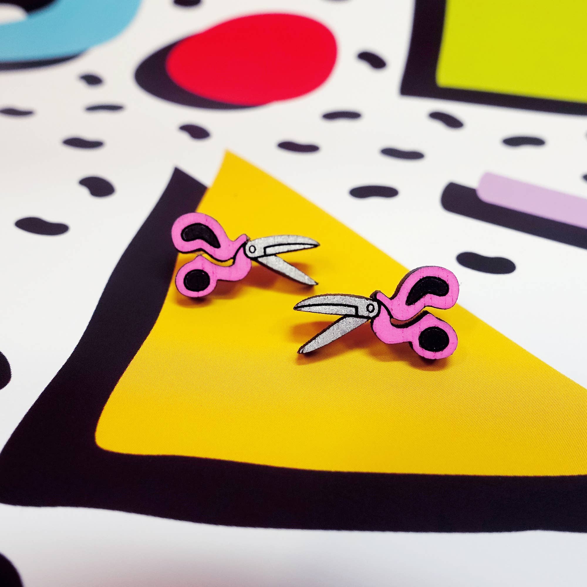 Silly Loaf - Wholesale Stud/Post Earrings - Scissors Stud Earrings2