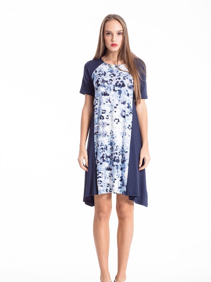 Vestido Animal Print por atacado de conquista