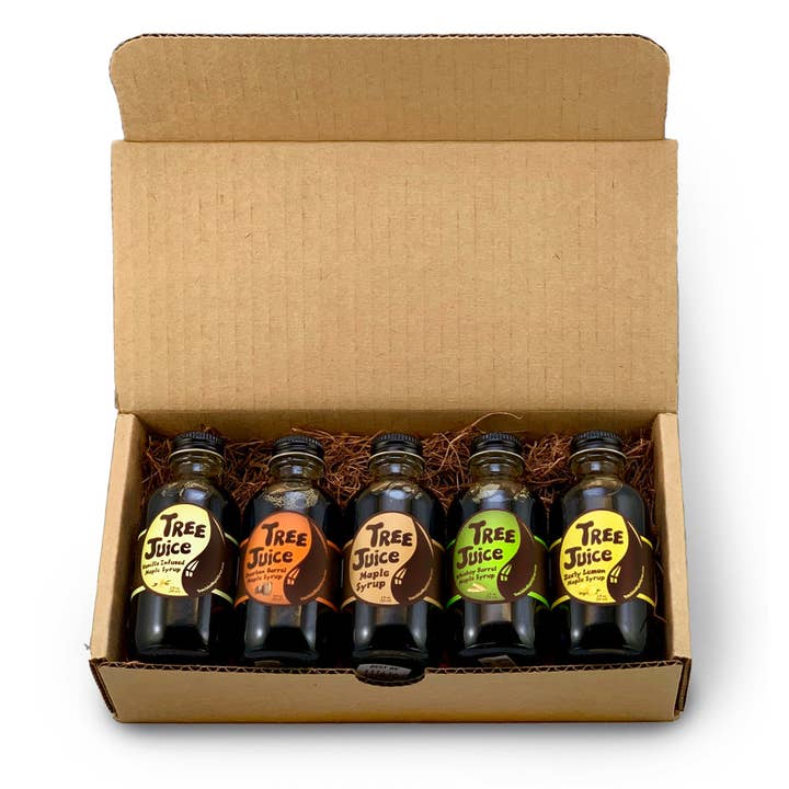 Naomi's Happy Place Shop - Wholesale Maple syrup - Five Bottle Mini Variety Pack1