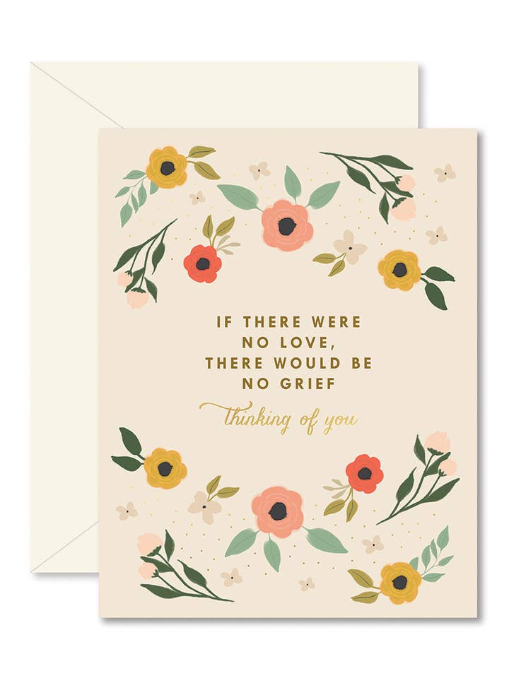 If There Were No Love Thinking of You Greeting Card for wholesale by Ginger P. Designs