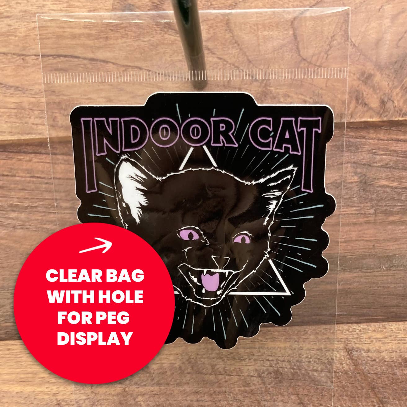 Boredwalk - Wholesale Sticker - Indoor Cat Introvert Die Cut Sticker1