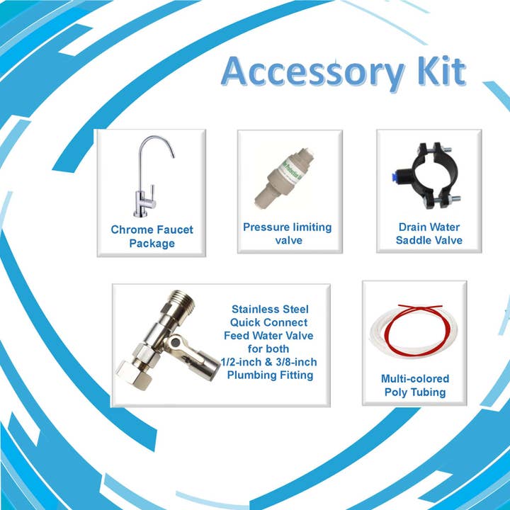 Anchor Water Filters - Wholesale Kitchen Appliance - Anchor EcoFlo 800 GPD Tankless Reverse Osmosis Water Purification Under Sink Filtration System9