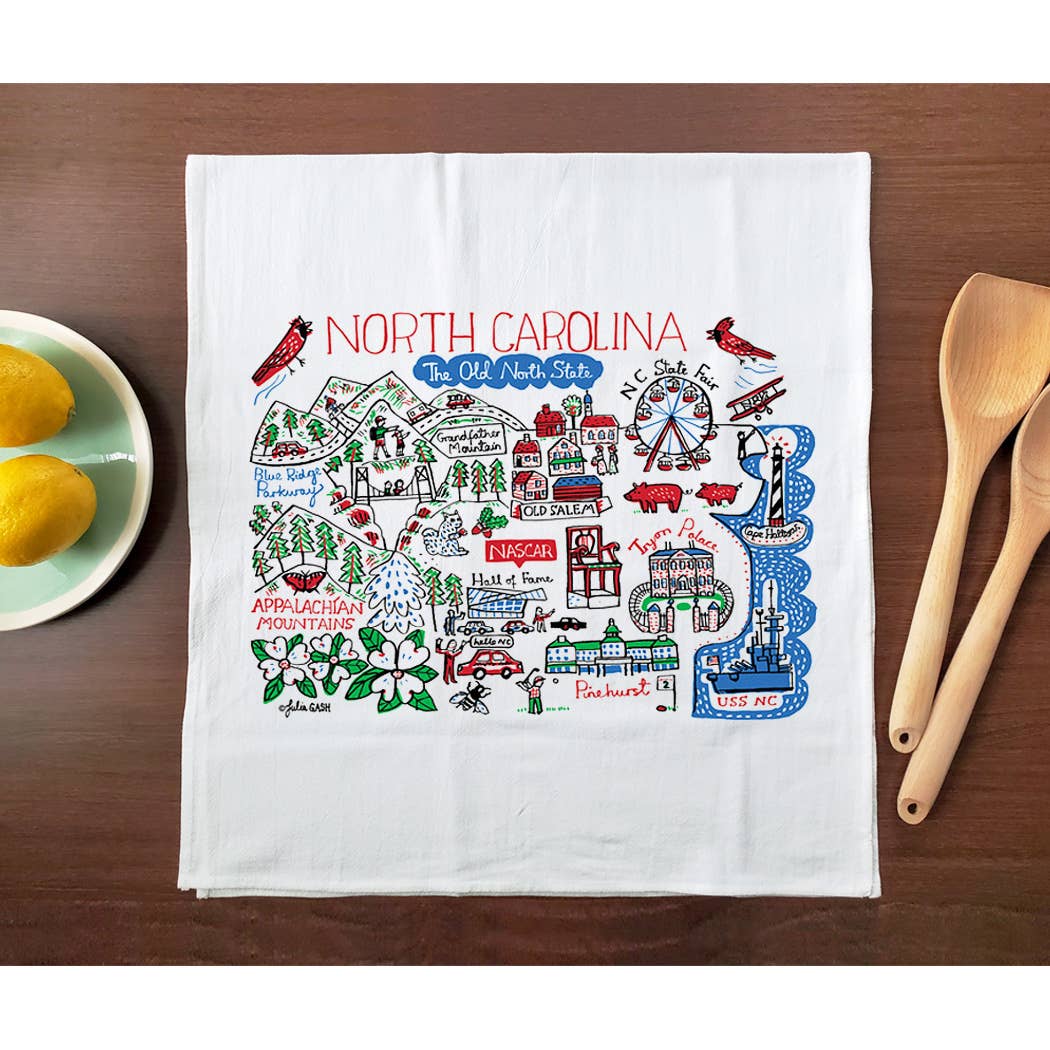 Allport Editions - Wholesale Tea Towel - Statescapes Towel Series - see all 29 States!19