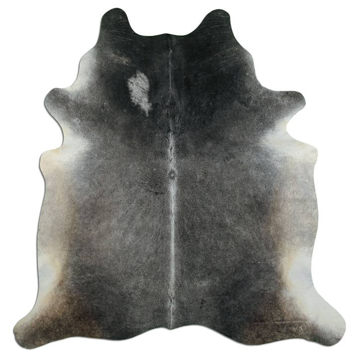 Tappeto in pelle di mucca - L210 x P200 cm - grigio nero per la vendita all'ingrosso da parte di Livarto UG (haftungsbeschränkt)