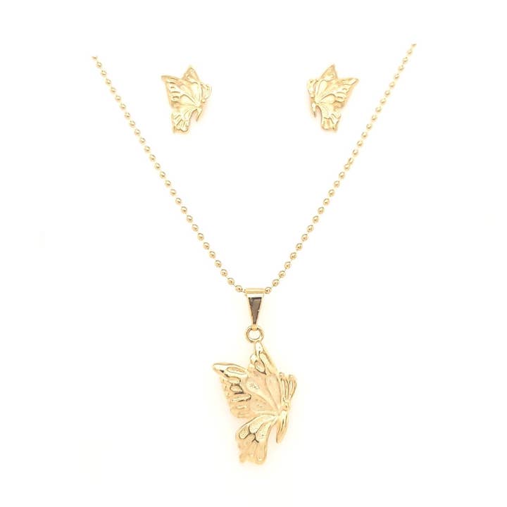 Schillerndes Schmetterling-Set für den Großhandel von Lacosta Jewelry Corp