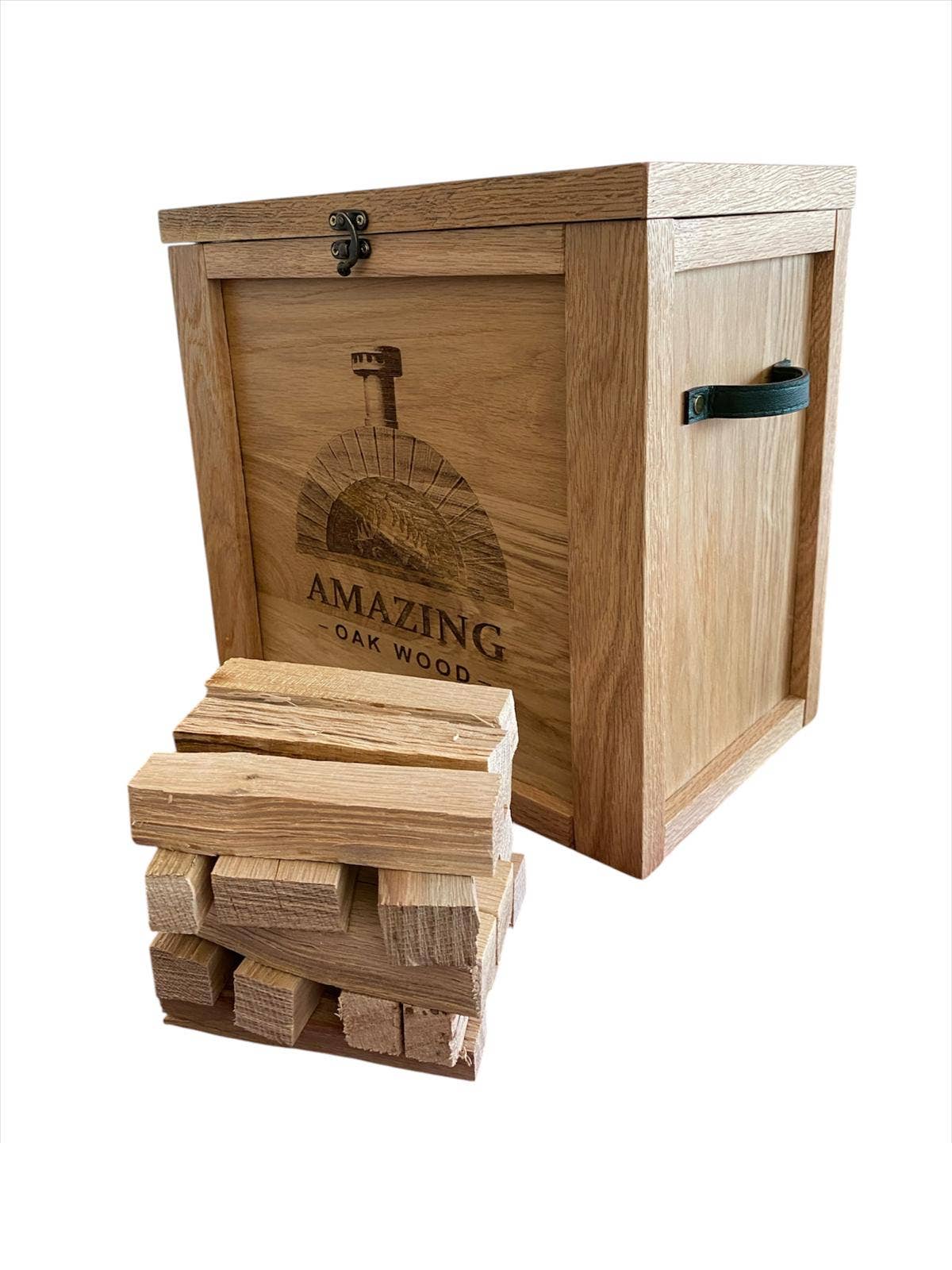 Amazing Oak Wood – wholesale Fire pit – Premium Kiln-Dried Oak Firewood in Solid Wood Box3