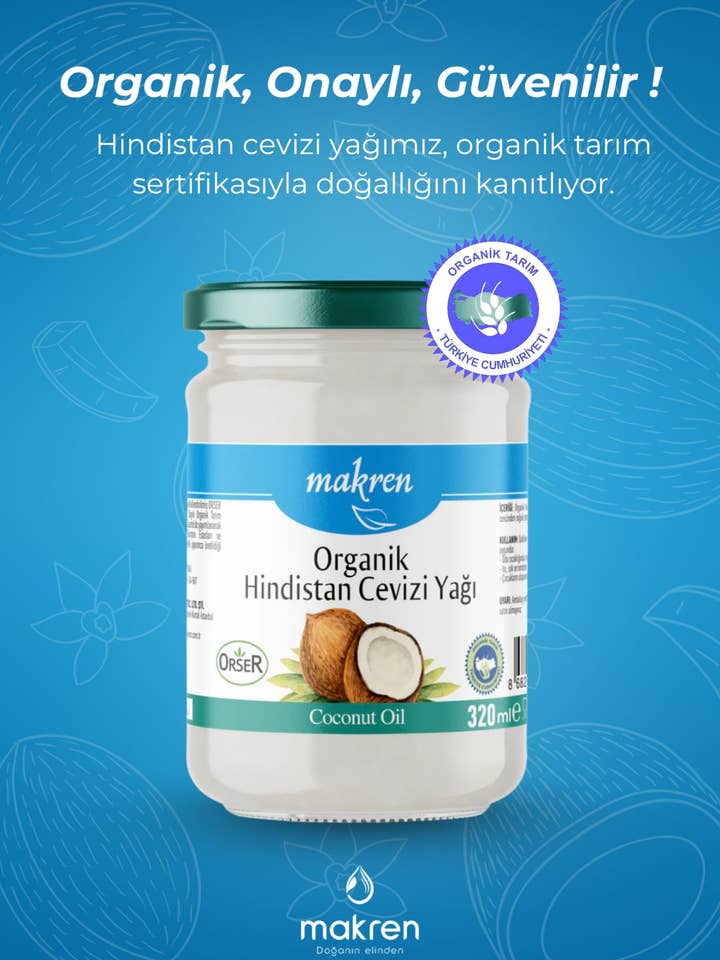Makren Premium Organic Cold-Pressed Coconut Oil for wholesale by Aladdin