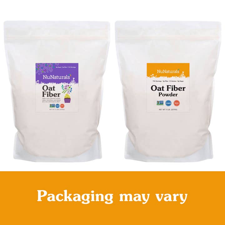 NuNaturals - Wholesale Gluten-Free Flour - Oat Fiber 1 lb (151 servings)4